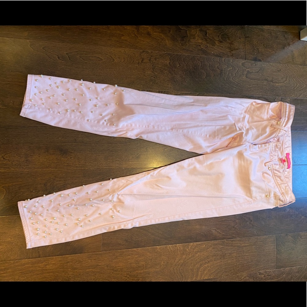 Lilly Pulitzer embellished jeans